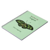 Geboorte Edelsteen Vlinder (augustus) - Dido Longw Notitieboek (Linkerzijde)