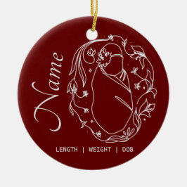 Geboorte Feiten Aangepaste Ornament