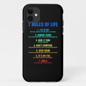 geboorte - gift 7 levensregels Case-Mate iPhone case (Achterkant)