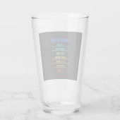 geboorte - gift 7 levensregels glas (Achterkant)