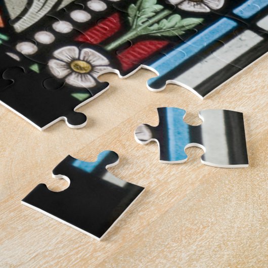 Geboorte Glas in lood Art Puzzel - Legpuzzel (Zijkant)