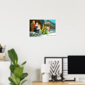Geboorte in de sneeuw poster (Thuiskantoor)