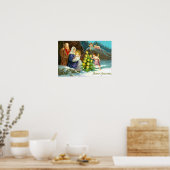 Geboorte in de sneeuw poster (Keuken)