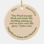 geboorte keramisch ornament (Achterkant)