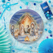 Geboorte Kerst Borden Papieren Bordje (Feest)