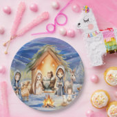 Geboorte Kerst Borden Papieren Bordje (Feest)