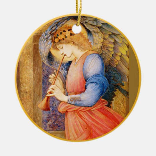 Geboorte Kunst Kerst Keramisch Ornament (Voorkant)