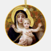 Geboorte Kunst Kerst Keramisch Ornament (Voorkant)