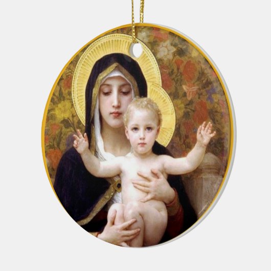 Geboorte Kunst Kerst Keramisch Ornament (Links)