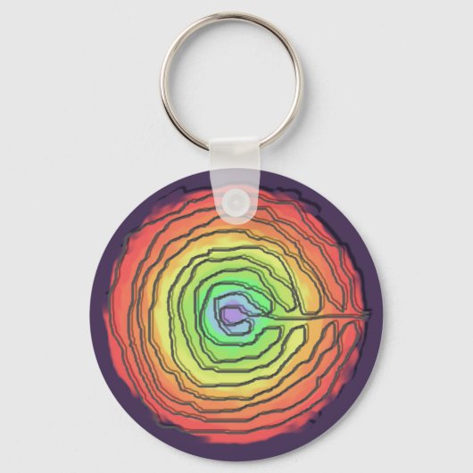 geboorte Labyrinth Sleutelhanger (Voorkant)