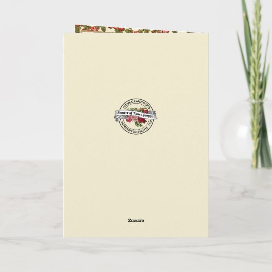 Geboorte Maagd Maria Jezus Kerstmis voor priester Feestdagen Kaart (Achterkant)