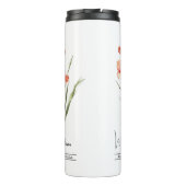 Geboorte Maand Bloem August Gladiolus Thermosbeker (Achterkant)