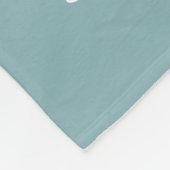 Geboorte Maand Bloem, Augustus Kalligrafie Naam Fleece Deken (Hoek)