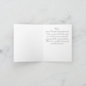 Geboorte Maand Bloem Chrysanthemum gepersonaliseer Notitiekaartje (Binnen)