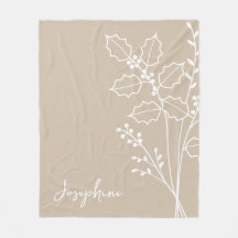 Geboorte Maand Bloem, December Kalligrafie Naam