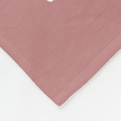 Geboorte Maand Bloem, Juli Kalligrafie Naam Fleece Deken (Hoek)