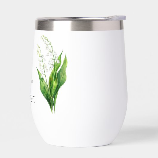 Geboorte Maand Bloem mei Lelie van de vallei (Links)