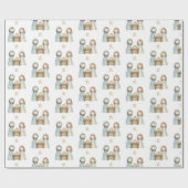 Geboorte Mary Joseph Baby Jesus Christmas Cadeaupapier (Vlak)