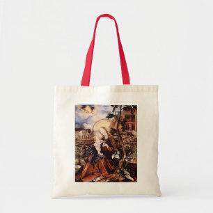 GEBOORTE MET WITTE RIJSEL, MAGIE VAN KERSTMIS TOTE BAG