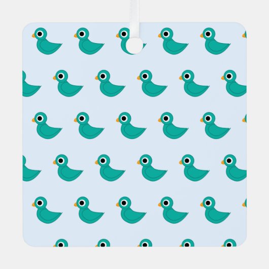 geboorte metalen ornament (Voorkant)