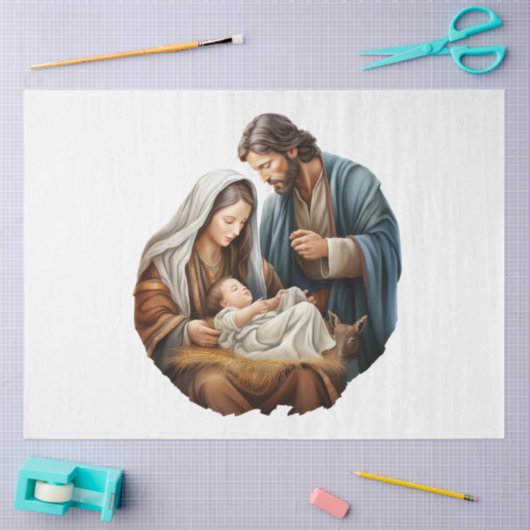 Geboorte ontwerp Collectie 2 Tissuepapier (Craft)