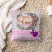 Geboorte pasgeboren gift lieveheersbeestje meisjes kussen (Deken)