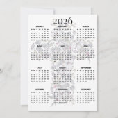 Geboorte Patriottische Kerstmis Psalm 33:12 Kalend Feestdagenkaart (Achterkant)