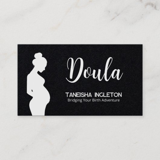 Geboorte & Postpartum Doula Custom QR Visitekaartje (Voorkant)