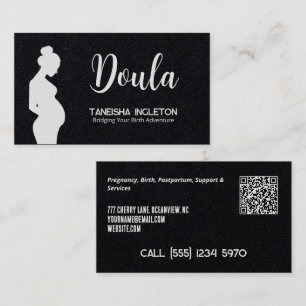 Geboorte & Postpartum Doula Custom QR Visitekaartje