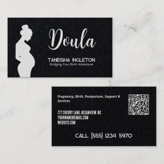 Geboorte & Postpartum Doula Custom QR Visitekaartje