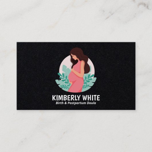 Geboorte & postpartum Doula Premium Visitekaartje (Voorkant)
