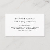 Geboorte & postpartum Doula Visitekaartje (Achterkant)