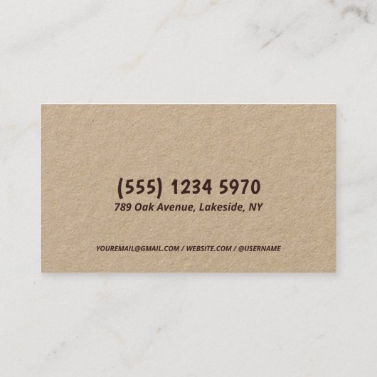 Geboorte & postpartum Doula Visitekaartje (Achterkant)