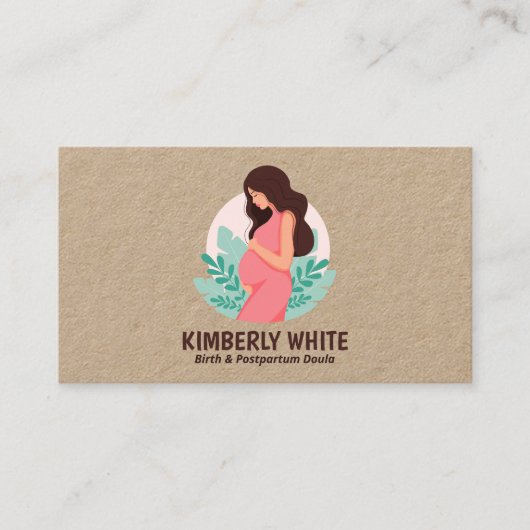 Geboorte & postpartum Doula Visitekaartje (Voorkant)