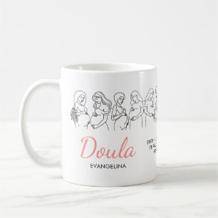 Geboorte Postpartum Lijnkunst Verloskundige Doula Koffiemok