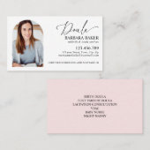 Geboorte & Postpartum Midwife Doula Foto Archief Visitekaartje (Voorkant / Achterkant)