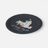 Geboorte religieuze kerst papieren bordje (Gekanteld)