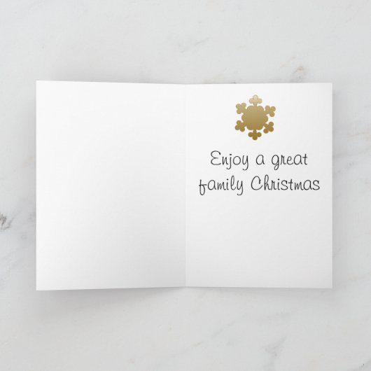 Geboorte, religieuze kerstkaart feestdagen kaart (Binnen)