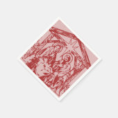 Geboorte rode omtrek_edited-1 Servetten (Hoek)