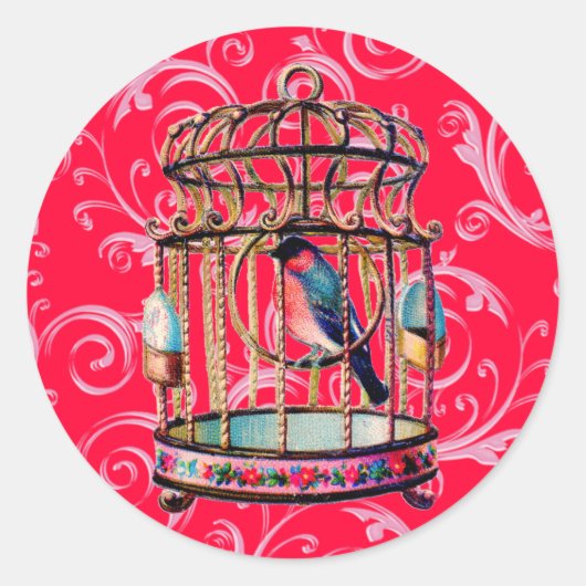  geboorte ronde sticker (Voorkant)