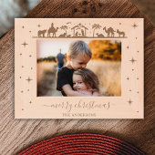 Geboorte Scène Baby Jesus Christ Gegraveerde Lijstjes