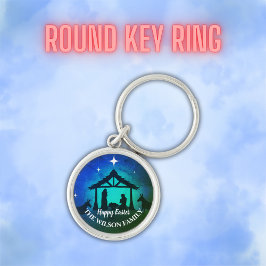 Geboorte Scène - Gelukkig Pasen | Sleutelhanger