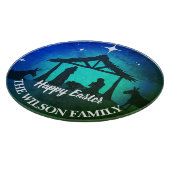 Geboorte Scène - Gelukkig Pasen | Snijplank (Hoek)