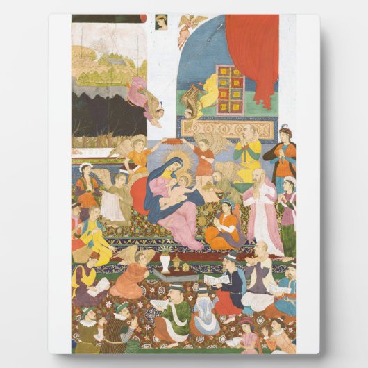 Geboorte scène in Indiase stijl Fotoplaat (Voorkant)
