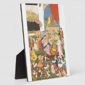 Geboorte scène in Indiase stijl Fotoplaat (Zijkant)