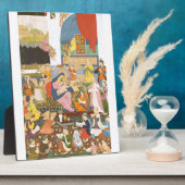 Geboorte scène in Indiase stijl Fotoplaat (Zijkant)