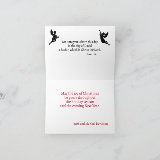 Geboorte Scène Religieuze feestdag Kerstmis Feestdagen Kaart (Binnen)