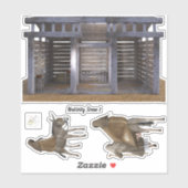 Geboorte Scène Verwijderbare Vinyl Sticker Set 1 (Vel)