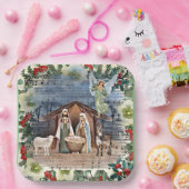 Geboorte Scène, Vreugde aan de Wereld, Papieren Bordje (Feest)