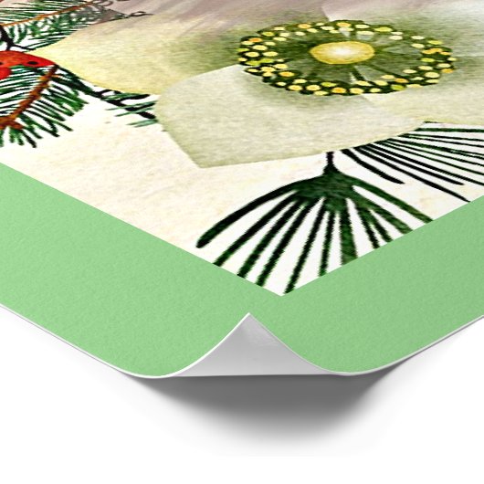 Geboorte Scène, Vreugde aan de Wereld, Poster (Hoek)